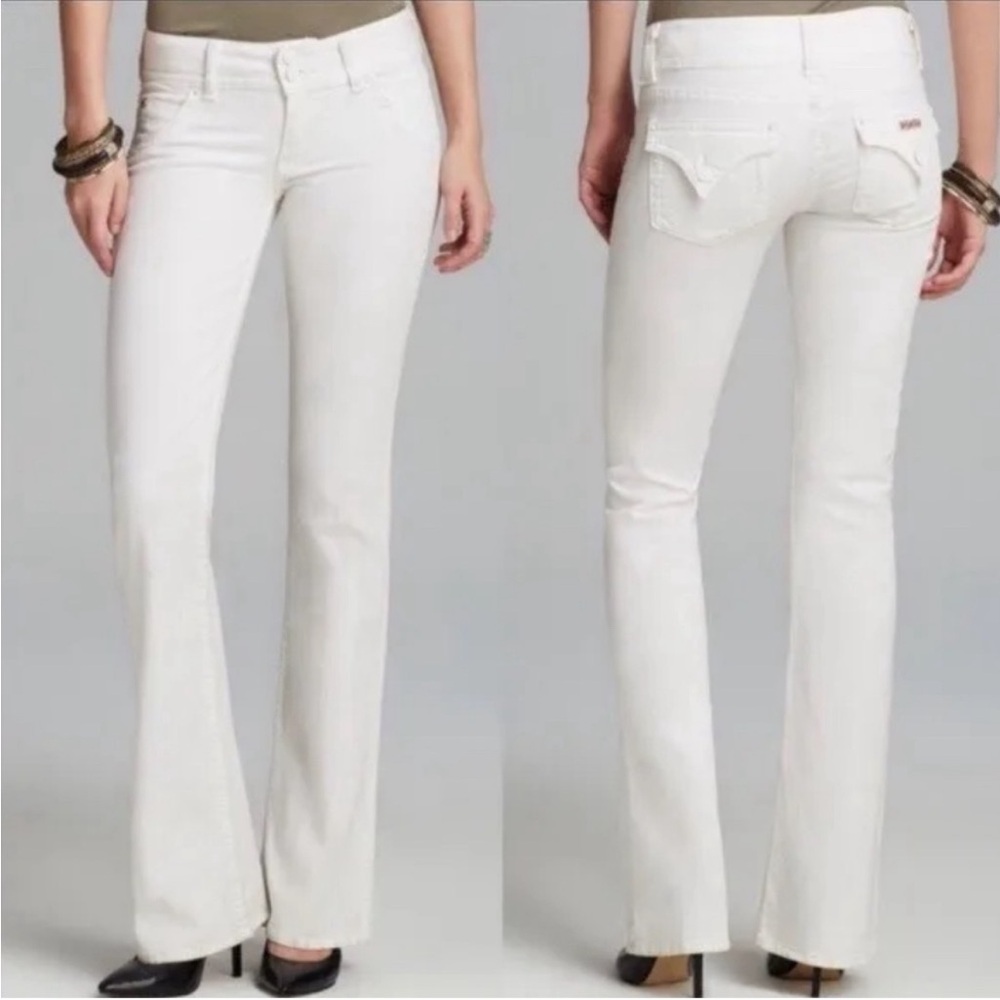 Hudson Women's Signature White Jeans Bootcut Style W170DLW Size 30